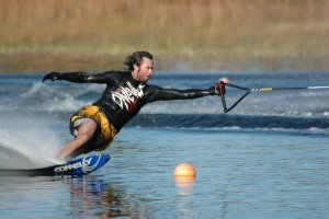 Wade Williams Offside Turn, Slalom Water Skiing